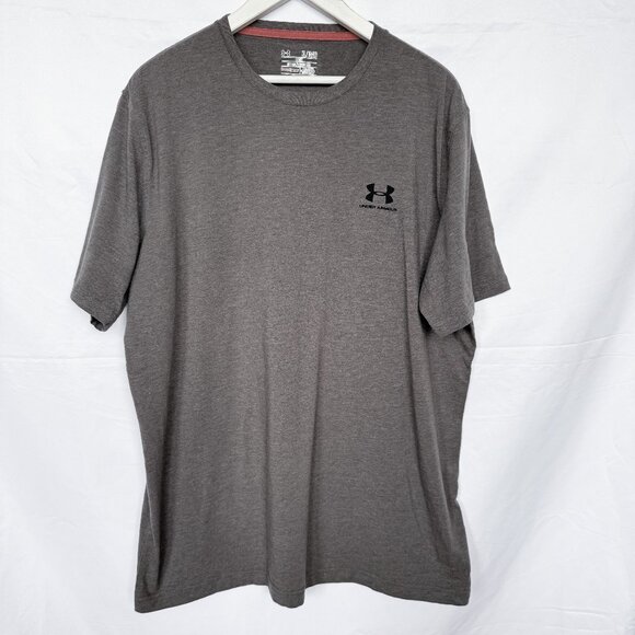 Under Armour Heat Gear Gray Loose Fit T-shirt - Picture 1 of 3